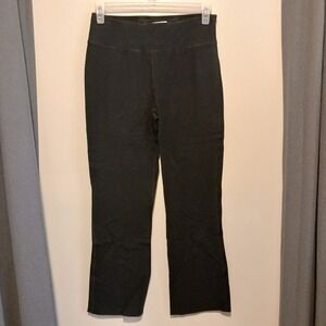 Athletic Works Black Flared capri Leggings Pants M Bootcut Activewear